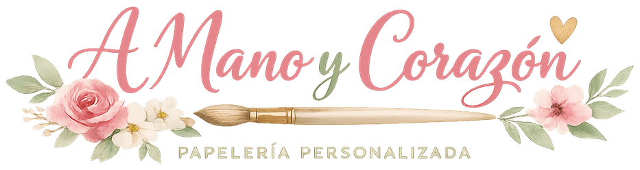 A Mano y Corazón - Papelería personalizada